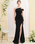 Women’s Elegant Banquet Long Fishtail Dress – Sleeveless Evening Gown