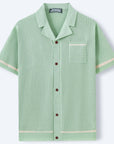 🌴 Island Breeze: Men’s Tencel Cuban Collar Polo