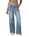 Low Waist Loose Buckle Loose Wide Leg Jeans