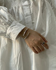 ✨ Women's Minimalist Silver Bracelet – Dainty 925 Sterling Silver Bangle