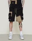 Men's Classic Loose Shorts – Workwear Casual with Contrast Stitching