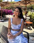 🎨 Women's Artistic Two-Piece Set - Sleeveless Tank & Wrap Skirt