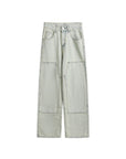 Men's American Retro Jeans – Classic Mid-Rise Straight Leg – 100% Cotton Vintage Denim