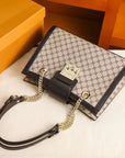 Women’s Genuine Leather Shoulder Bag – Soft Luxury Fashion Handbag