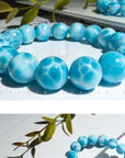 Women’s Natural Crystal Sea-Pattern Stone Bracelet – Tranquil Energy & Timeless Style