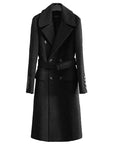 Men’s Extra-Long Sweater Coat with Belt – Refined Winter Statement