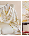 Women’s 100% Mulberry Silk Printed Scarf Wrap