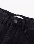 Vintage Black Denim Shorts for Women – Edgy & Effortless