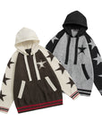 Women’s Vintage Knitted Cardigan Hoodie – Cozy Leisure with Retro Charm
