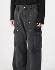 Men's Jeans Work Clothes Hip-hop Loose Vintage