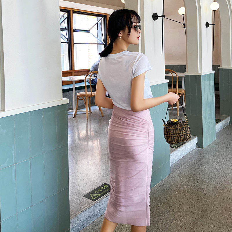 Streetwear Solid A-Line Skirt for Women – Effortless Edge