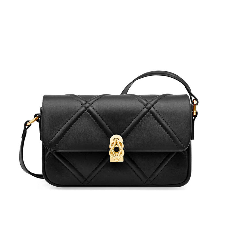 Sac à main en cuir véritable pour femme – Style rétro européen (22 x 14 cm) – Cuir de vachette souple à deux couches