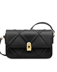 Women's Genuine Leather Underarm Bag – European Crossbody (22x14cm) – Soft Two-Layer Cowhide