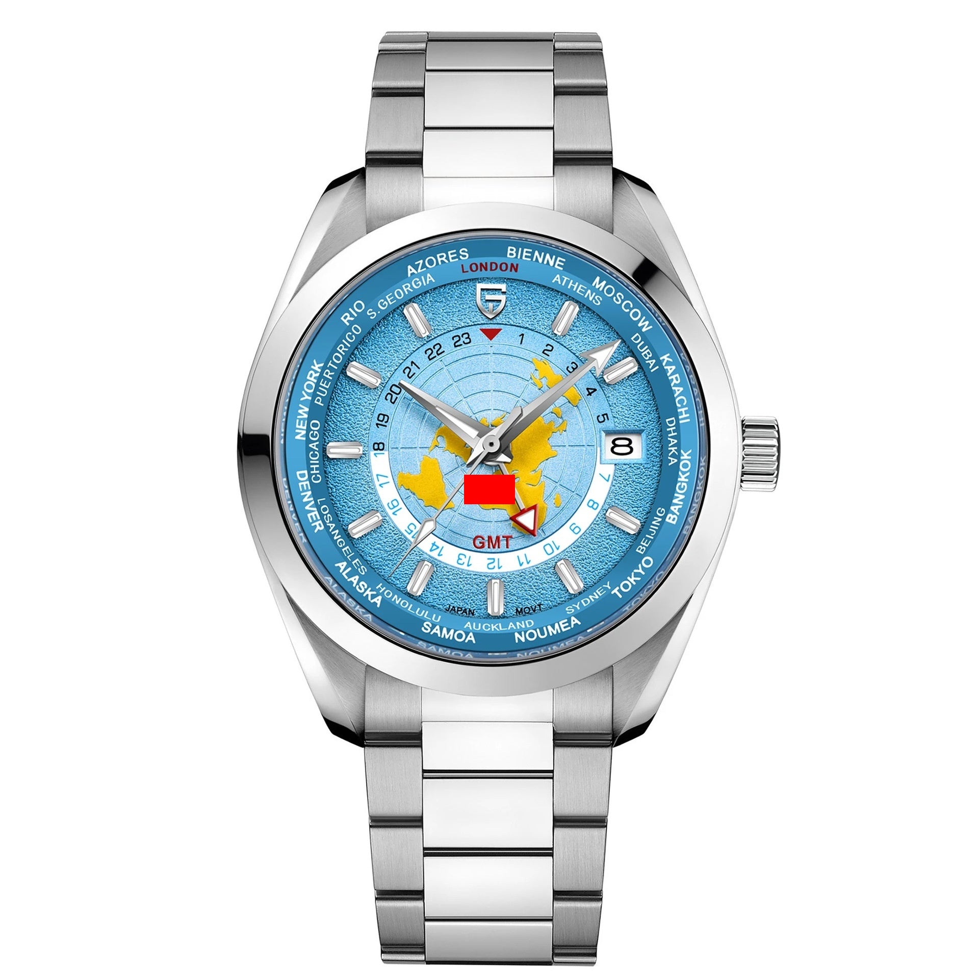 Men's Professional GMT Automatic Watch – Dual Time Zone Luxury Timepiece – Sapphire Crystal & 200M Waterproof