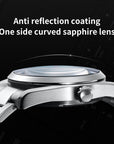 ⌚🔥 Men's Stainless Steel Automatic Watch – Precision Meets Timeless Elegance