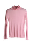 ✨ Women's 19 Momme Mulberry Silk Shirt – High Neck Luxury Base Layer (100% Pure Silk) – Timeless Elegance