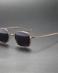 🕶️Lunettes de soleil polarisées en titane – Aviateurs ultra-légers