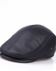 Men’s Genuine Leather british Hat – Classic Winter Style with Casual Elegance