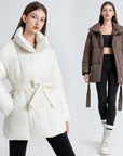 🧥 Plus Size Women’s Mid-Length Cotton Coat – Classic Comfort | Flattering Fit