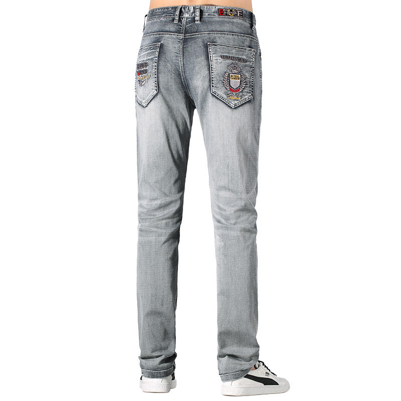 Jeans droits pour hommes