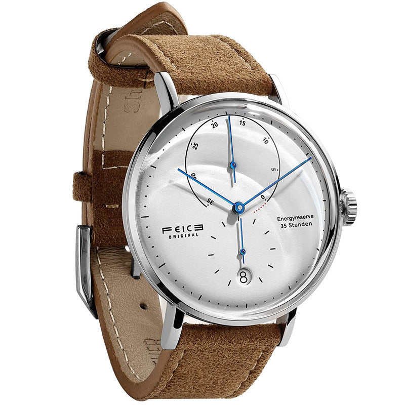 🔥 Men's Automatic Mechanical Watch – Premium Stainless Steel & Leather Straps – Elegant Casual Chronograph