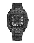 Diamant-Quarz-Armbanduhr