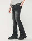 š¤ Klassische Slim Fit Jeans für Herren ā Premium Black Denim (mittlere Taille, Micro-Stretch)