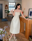 Pure Milk Sweet Skirt Tube Top Dress Women