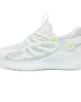 ✨ Men’s Luminous Particle Sneakers – Ice Silk Jacquard Mesh (White/Ice Blue, 39-44)