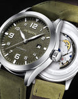 Men’s Business Retro Automatic Mechanical Watch – Genuine Leather Strap Classic Timepiece