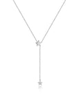 🌙 Moon & Star Pendant Necklace - 18K Gold/Platinum Plated