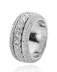 💎 Rotatable Cuban Ring – Hip-Hop Luxury Redefined