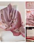 Women’s 100% Mulberry Silk Printed Scarf Wrap