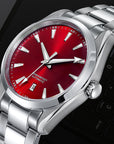⌚🔥 Men's Stainless Steel Automatic Watch – Precision Meets Timeless Elegance