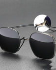 🕶️Lunettes de soleil polarisées en titane – Aviateurs ultra-légers