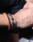 🔥✨ Titanium Steel Bracelet – Modern Edge for the Style-Conscious Man