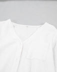 🌙 Women’s Double-Layer Cotton Gauze Pajama Set – Long Sleeve & Shorts