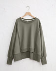 WOMEN Oversized Cotton Sweater – Effortless Everyday Comfort