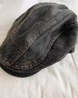Women’s Retro Denim Dome Cap – Street-Casual Fashion for All Seasons