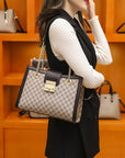 Women’s Genuine Leather Shoulder Bag – Soft Luxury Fashion Handbag