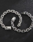 ๐ Men's Skull Bracelet - Titanium Steel Punk Cuff