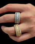 💎 Rotatable Cuban Ring – Hip-Hop Luxury Redefined