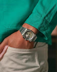 Men's Sports Mechanical Watch – 6-Color Luxury Chronograph – Stainless Steel Bracelet