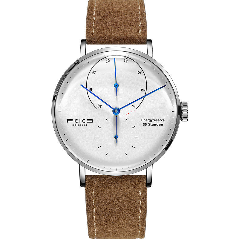 🔥 Men's Automatic Mechanical Watch – Premium Stainless Steel & Leather Straps – Elegant Casual Chronograph