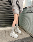 Skyline Stride: Elevating Platform Sneakers