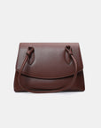 👜 Vintage Cowhide Leather Messenger Bag – Handcrafted Distressed Finish | Magnetic Closure | Timeless Square Silhouette