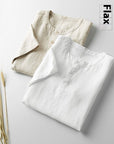 Men’s Cotton & Linen Casual T-Shirt – Short Sleeve Summer Essential