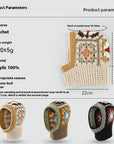 Women’s Winter Korean Crochet Flower Balaclava – Cute Warmth with Pastel Charm