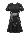Goth Girl Summer Dress – Edgy Elegance with Sheer Details