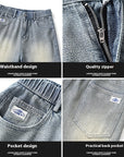 Short en jean polyvalent pour homme